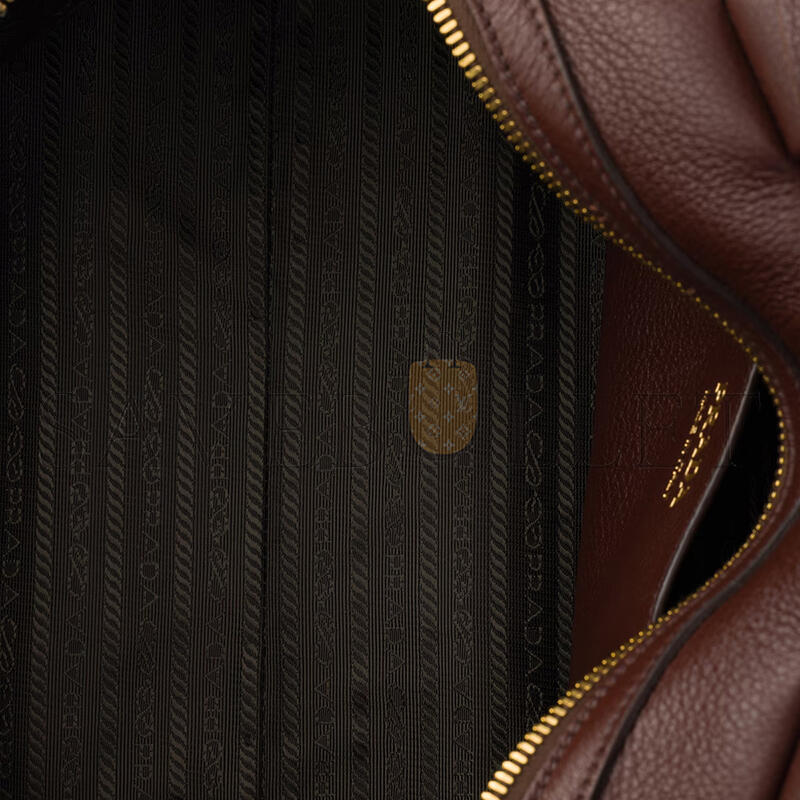 Pra*a large leather top-handle bag 1bb148 (33*22*14cm)
